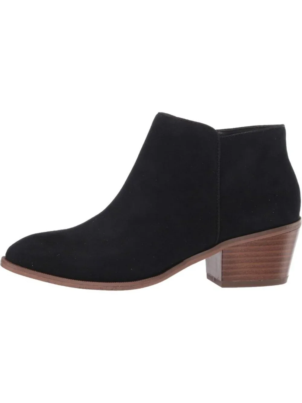 Stylish Low Heel Ankle Boots with Side Zipper & Stacked Block Heel for Women